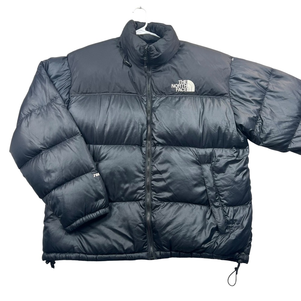 The North Face Nuptse 700 Puffer Jacket Men XL Black Down Insulated Ripstop